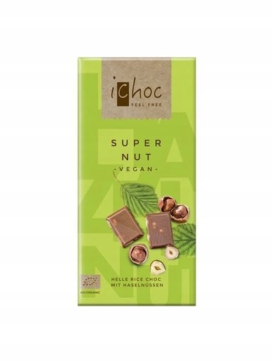 Levně 3x Vivani Ichoc čokoláda s lískovými oříšky (na rýžovém nápoji) Bio 80 g
