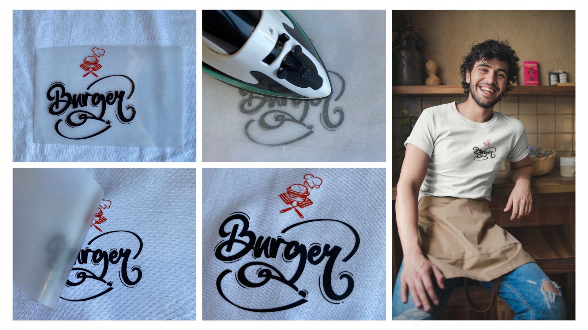 Naprasowanka Logo Termo Naklejka na Ubrania Nadruk DTF 5CM TRWAŁE Kolor wielokolorowy