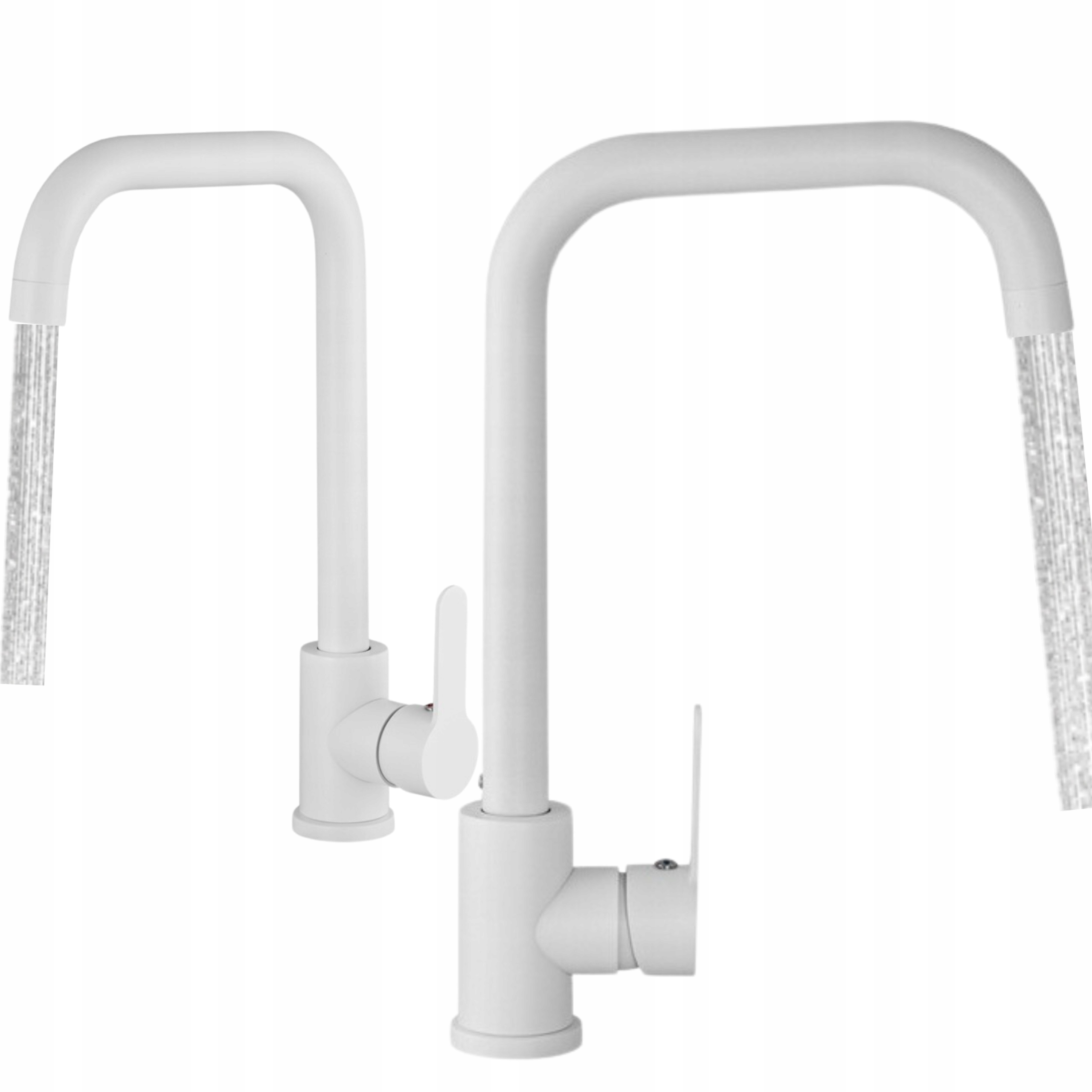 Kuchyňská baterie pro dřez Bílá Kuchyňská baterie Vysoká