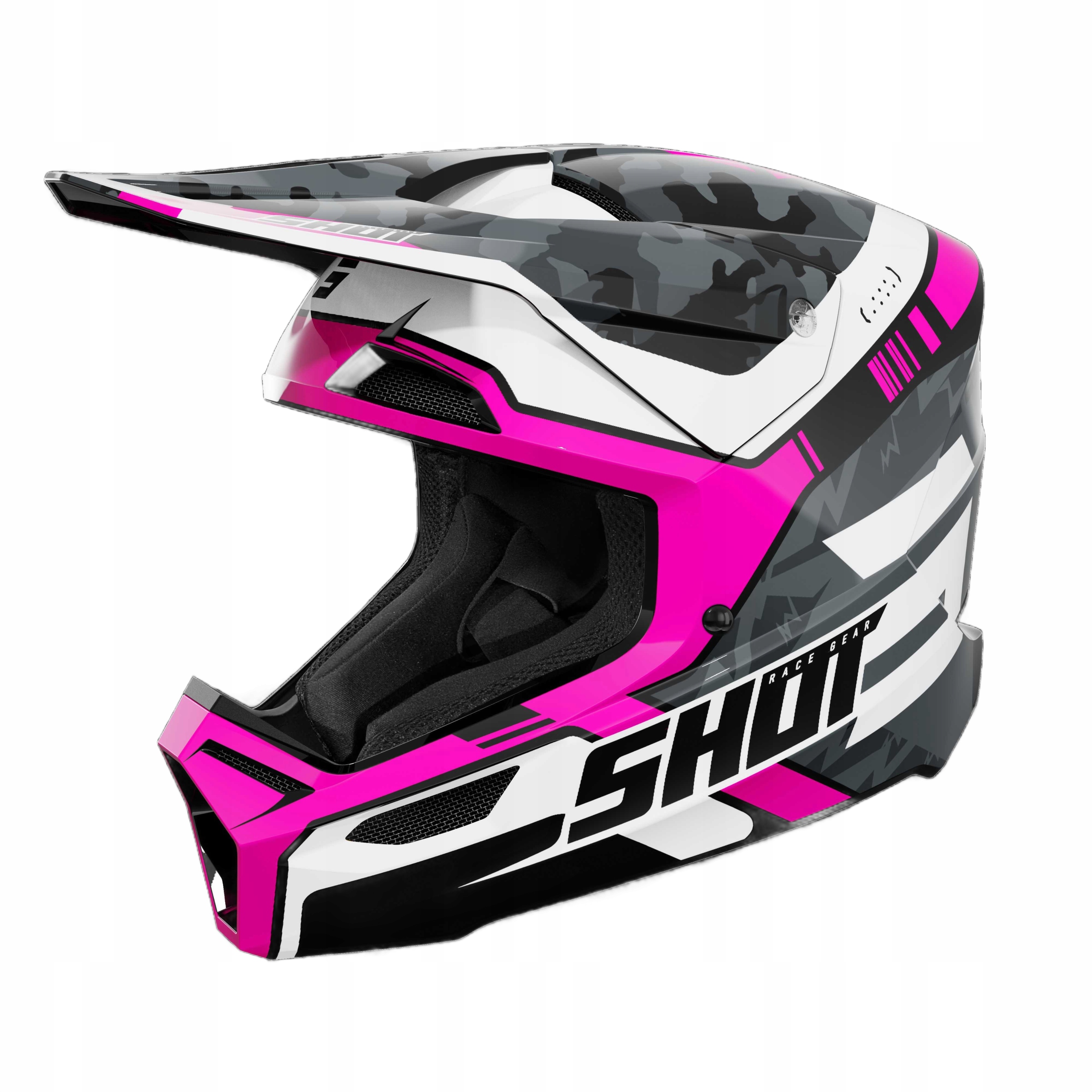Prilba Na Cross/štvorkolku Shot Furious Flash Pink Gloss (xs) A05-21OC-B02-07