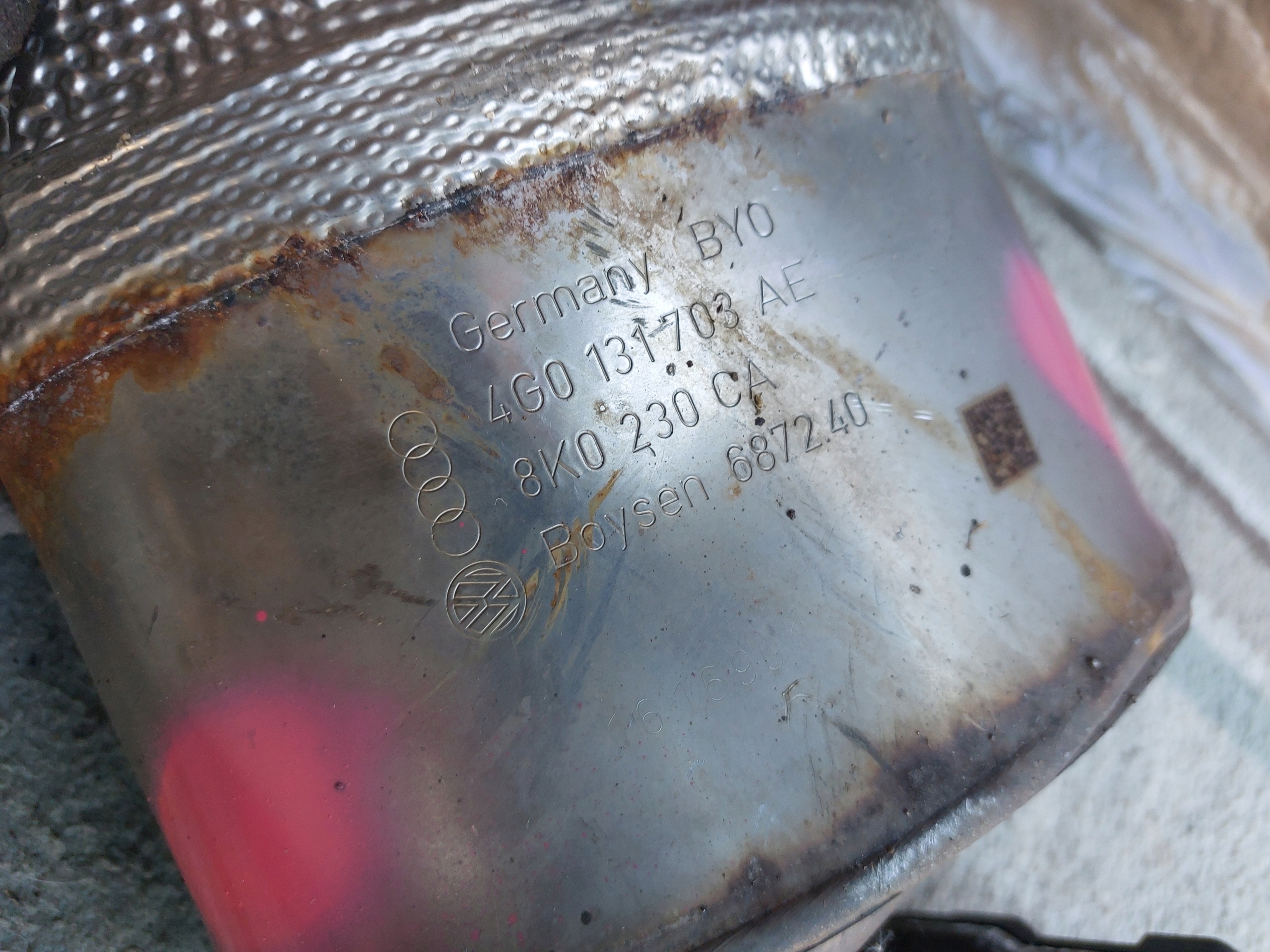 AUDI A6 C7 4G LIFT 2.0 TDI catalyst DPF 4G0131703AE