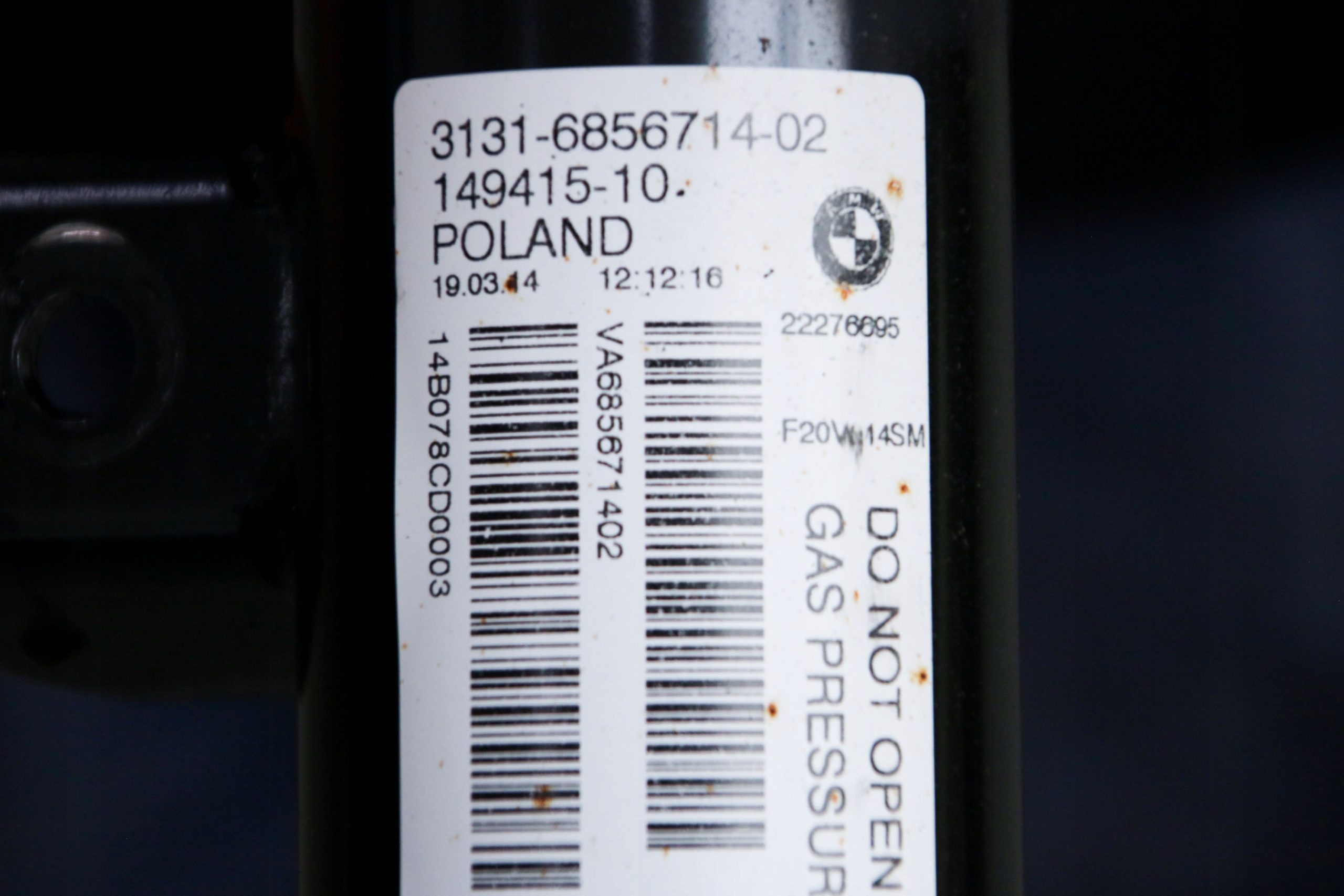 BMW F20 M135i shock absorber right left front 6856714
