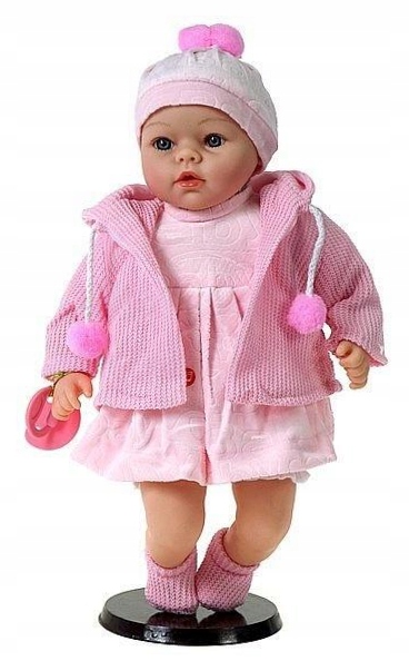 Lalka bobas śpiewa i mówi po polsku 45cm