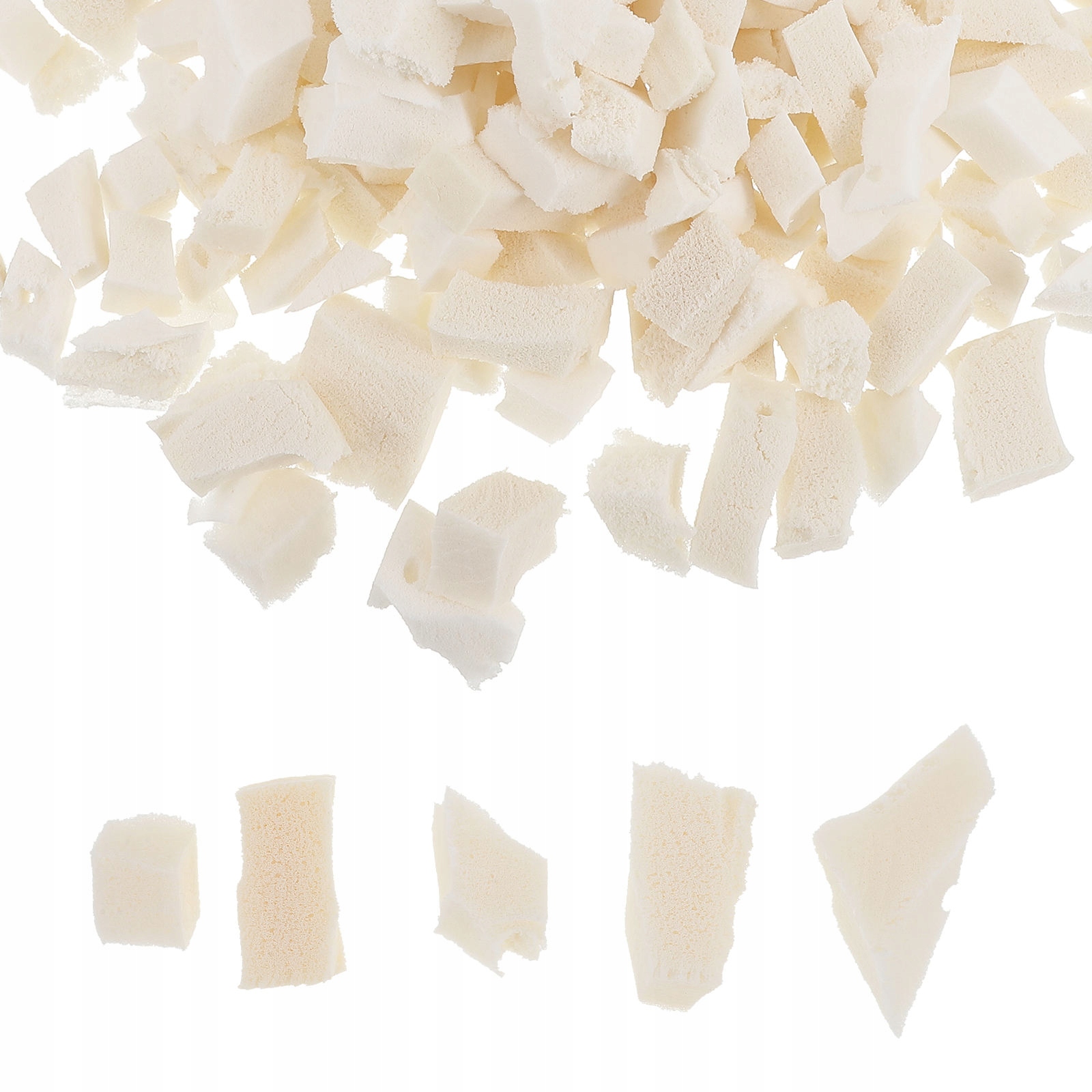 1 ZESTAW ELASTYCZNYCH KULEK LATEKSOWYCH DO SOF I PUF - KOMFORTOWE