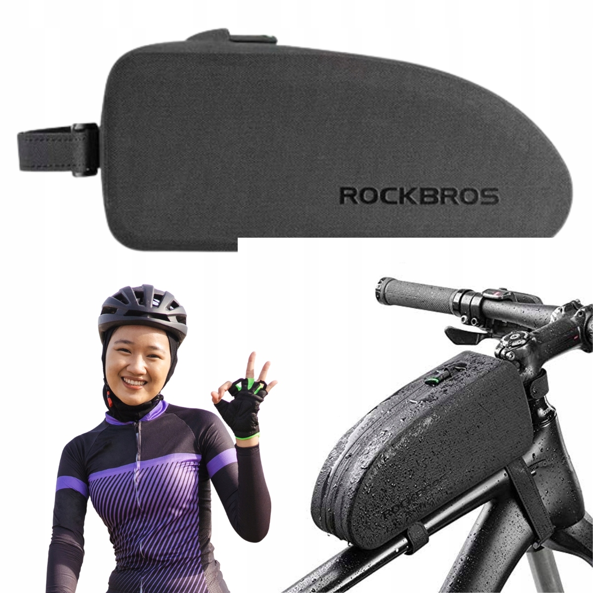 Torba Rowerowa Na Ramę 1.6L Wodoodporna Rockbros