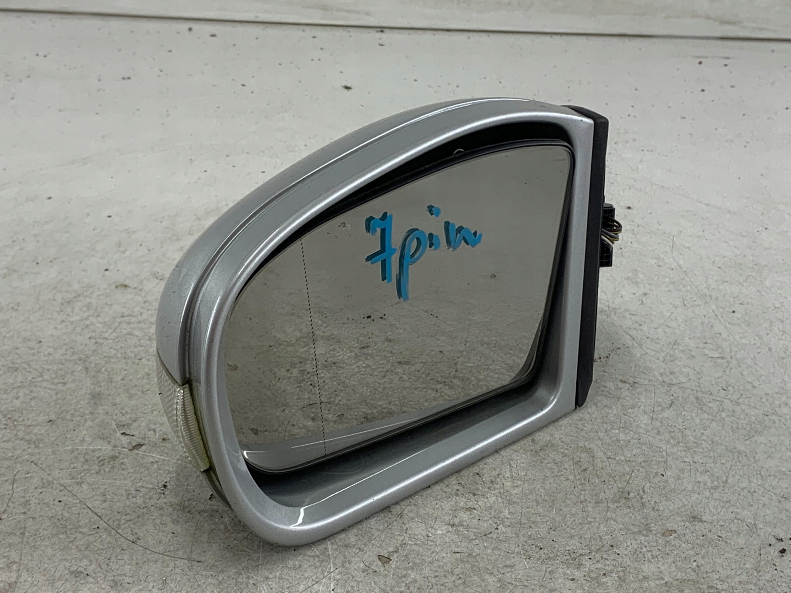 MERCEDES W203 mirror left silver 7 PIN