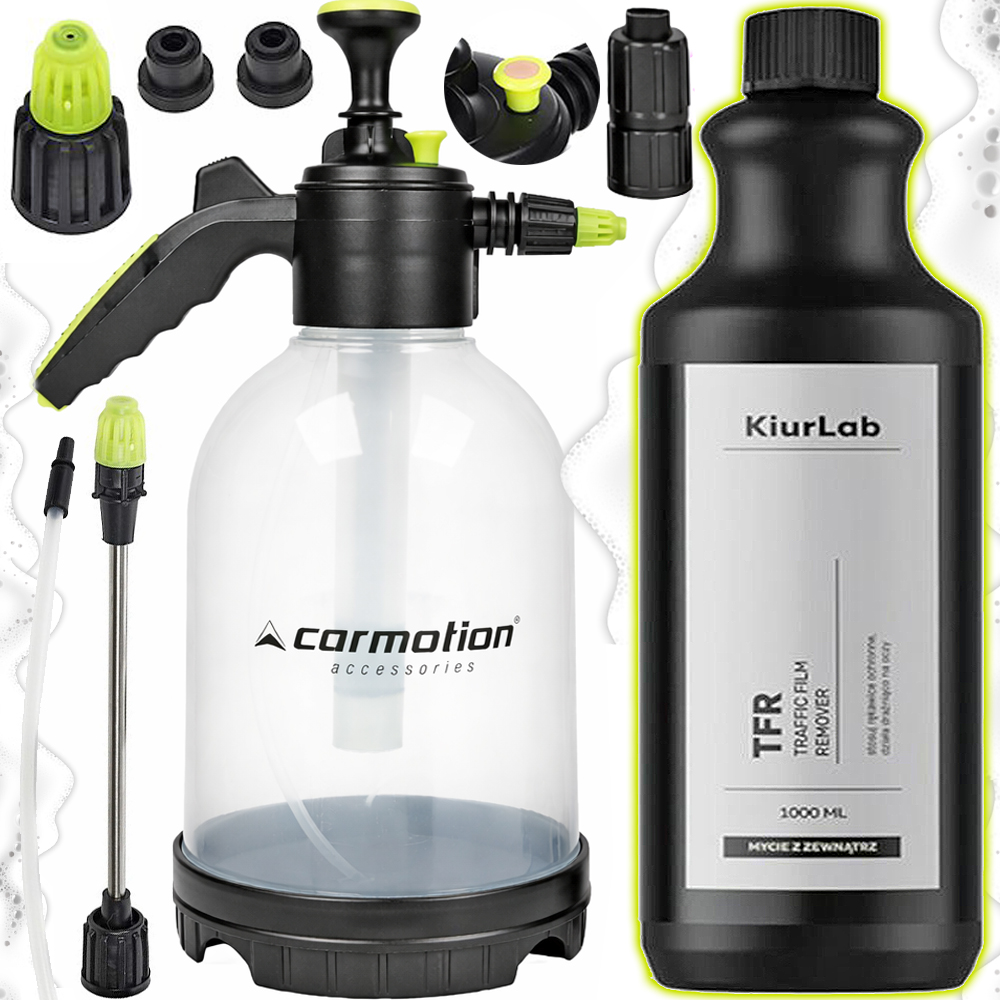 Pianownica Ręczna 2L KiurLab Tfr Pre Wash Do Wstępnego Mycia Samochodu 1L