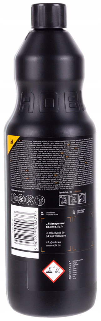 ADBL APC - UNIWERSALNY ŚRODEK CZYSZCZĄCY - 1L Stan opakowania oryginalne