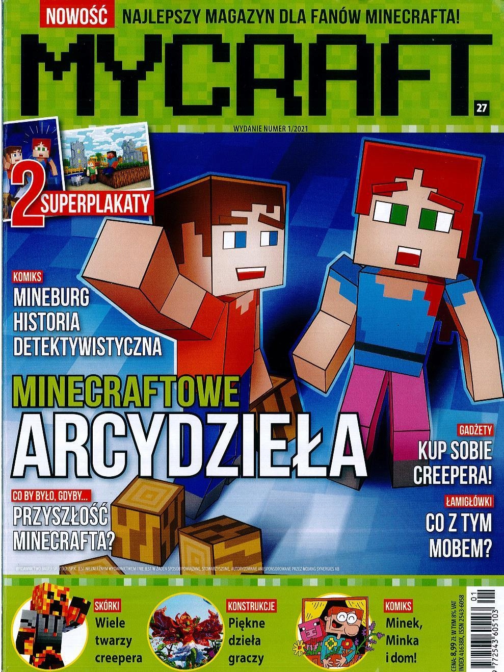 1/21 MYCRAFT (27) MINECRAFTOWE ARCYDZIEŁA