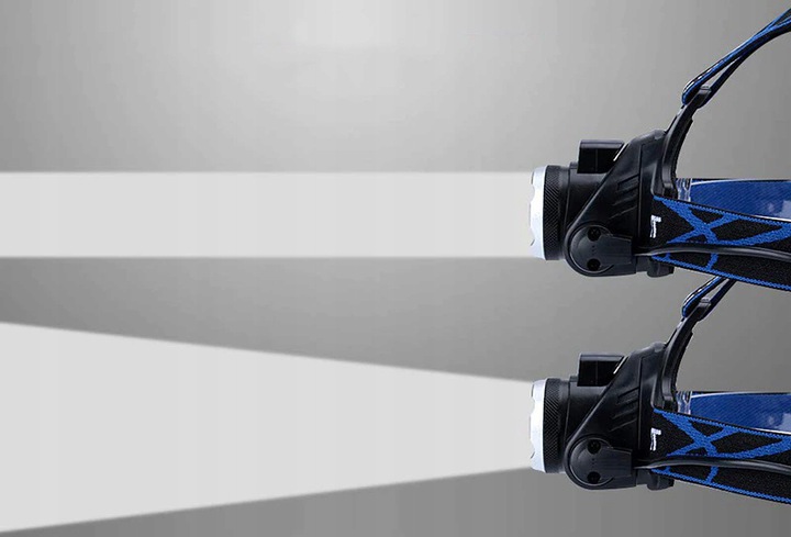 Latarka Czołowa LED Headlight Mocna Czołówka ZOOM Marka inna marka
