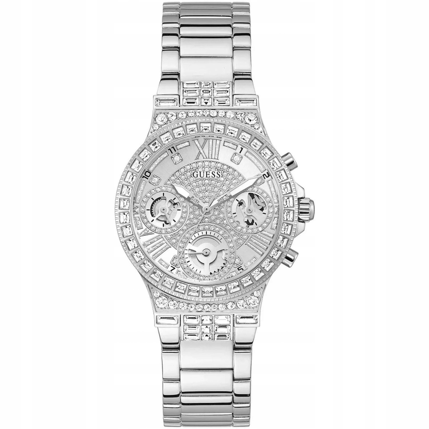 Dámské hodinky Guess GW0320L1 Zirkony stříbrné
