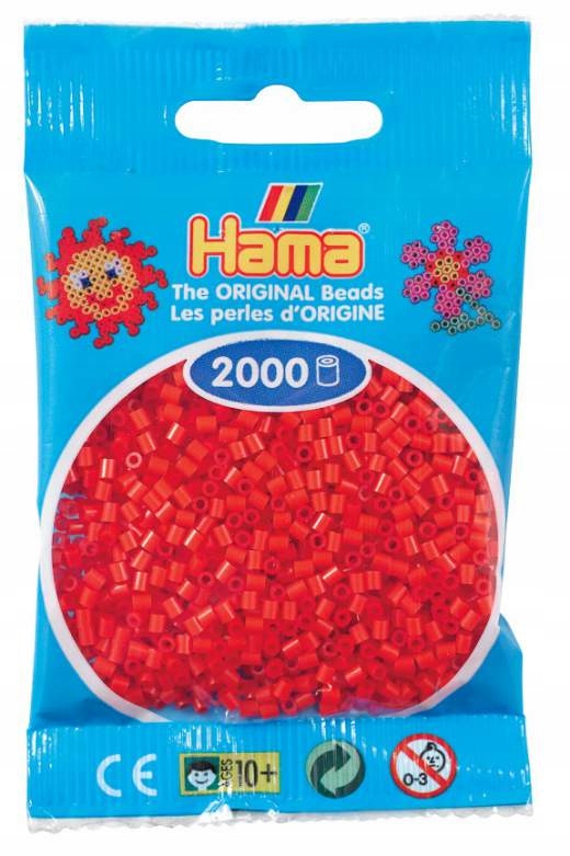 

Koraliki Hama Mini 2000 501-05 Kolor Czerwony
