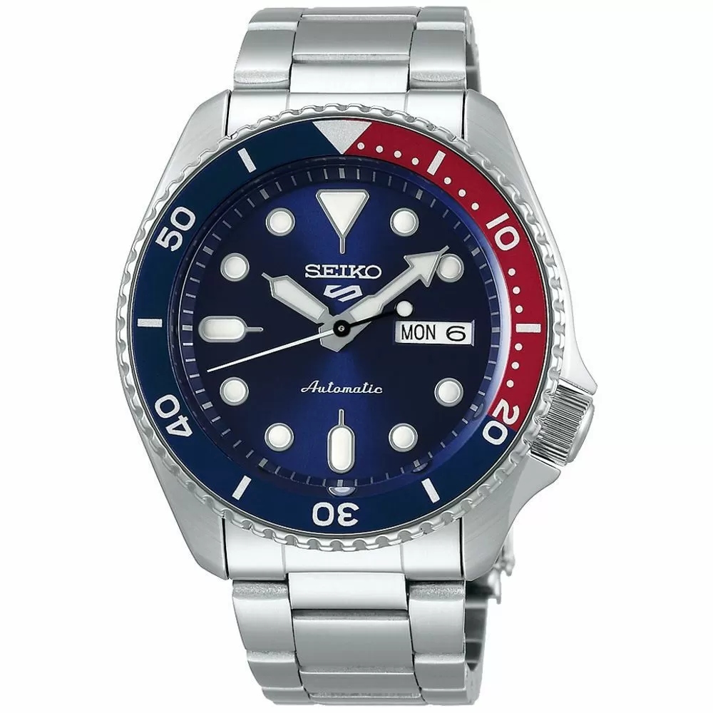Seiko SRPD53K1 Pánské Hodinky Seiko 5 Automatic Granátové