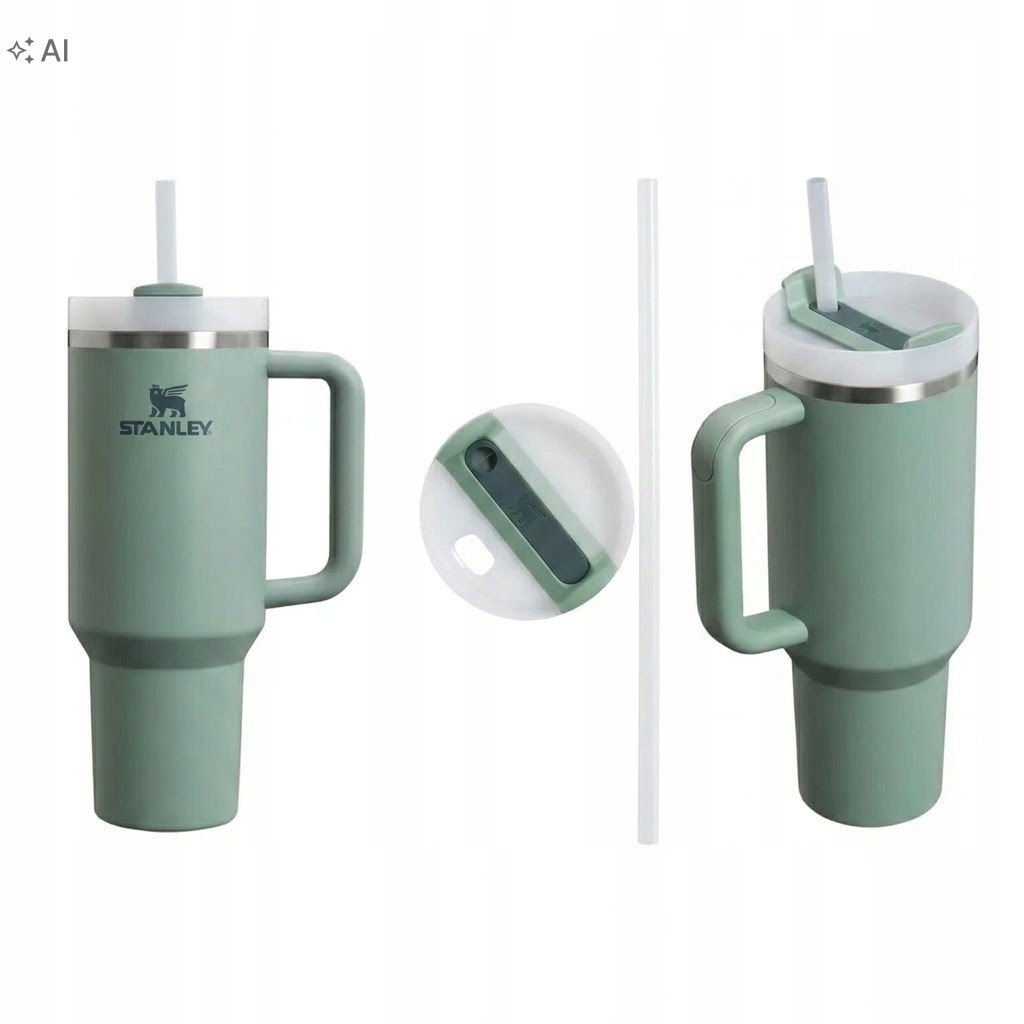 Kubek termiczny Stanley Quencher H2.0 FlowState zielony 1,18 l