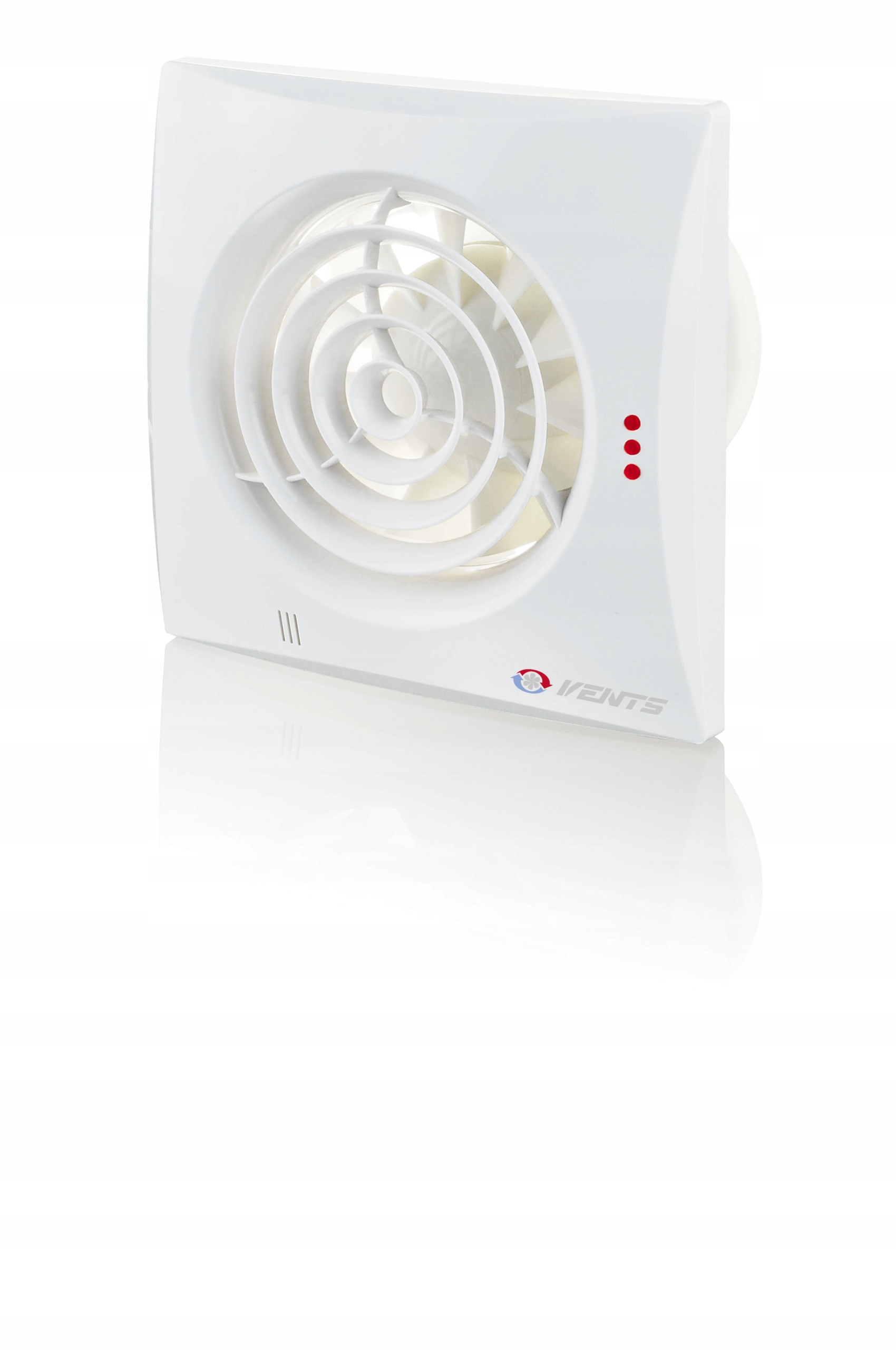 Axiálny ventilátor fi 100 230V 7,5W 97 m3/h 25 dB štandard biely Vents 100QUIE