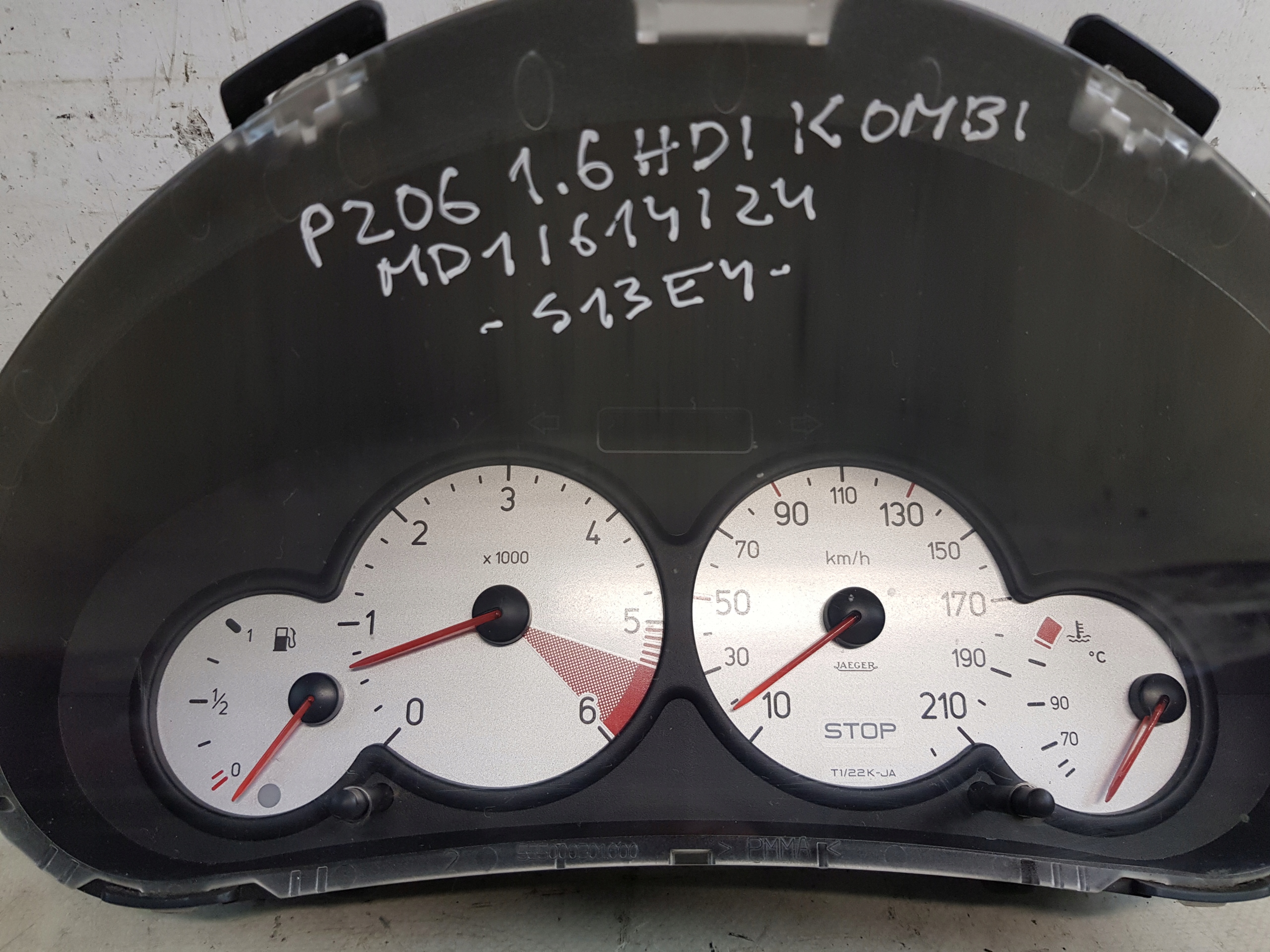 dials Peugeot 206 1.6 HDI OE 9656696280