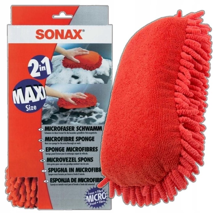 

Sonax Gąbka 2w1 Mikrofibra Frędzle Dwustronna Maxi