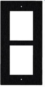 2N Ip Verso Rám pro instalaci do zdi, 2 moduly černý 9155012B