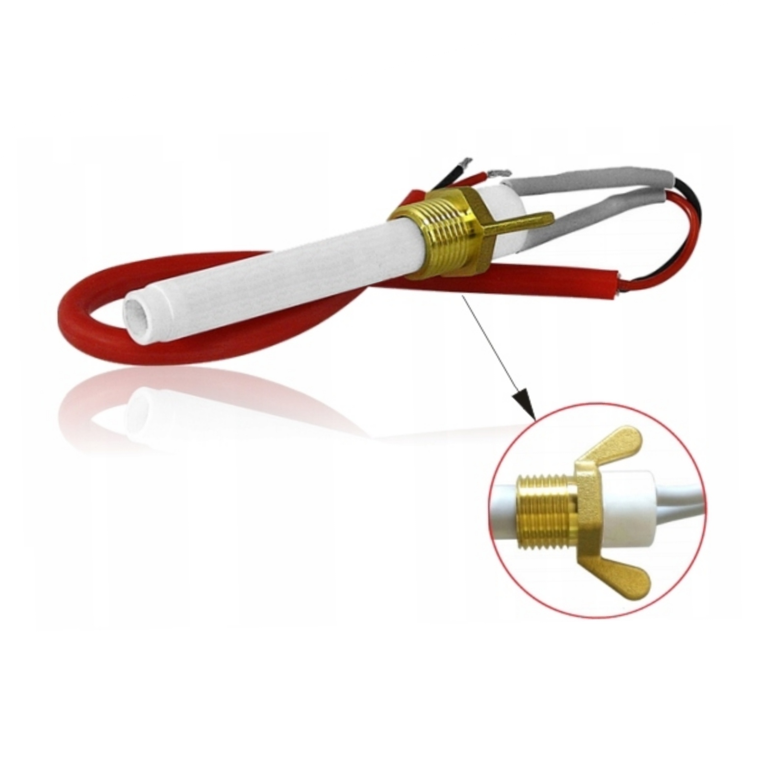 Keramický zapaľovač pre kotlové pece na horáky Pelet PellasX 220W