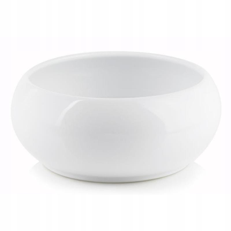 

Biała misa do kompozycji roślinnych doniczka 24 cm