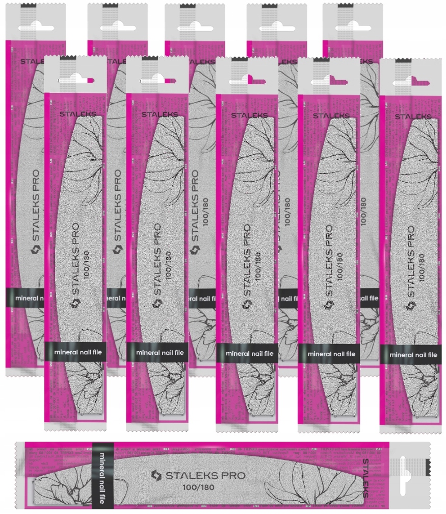 Bezpečný Balíček Pilník Minerální půlměsíc 100/180 Vysoká kvalita 100 ks