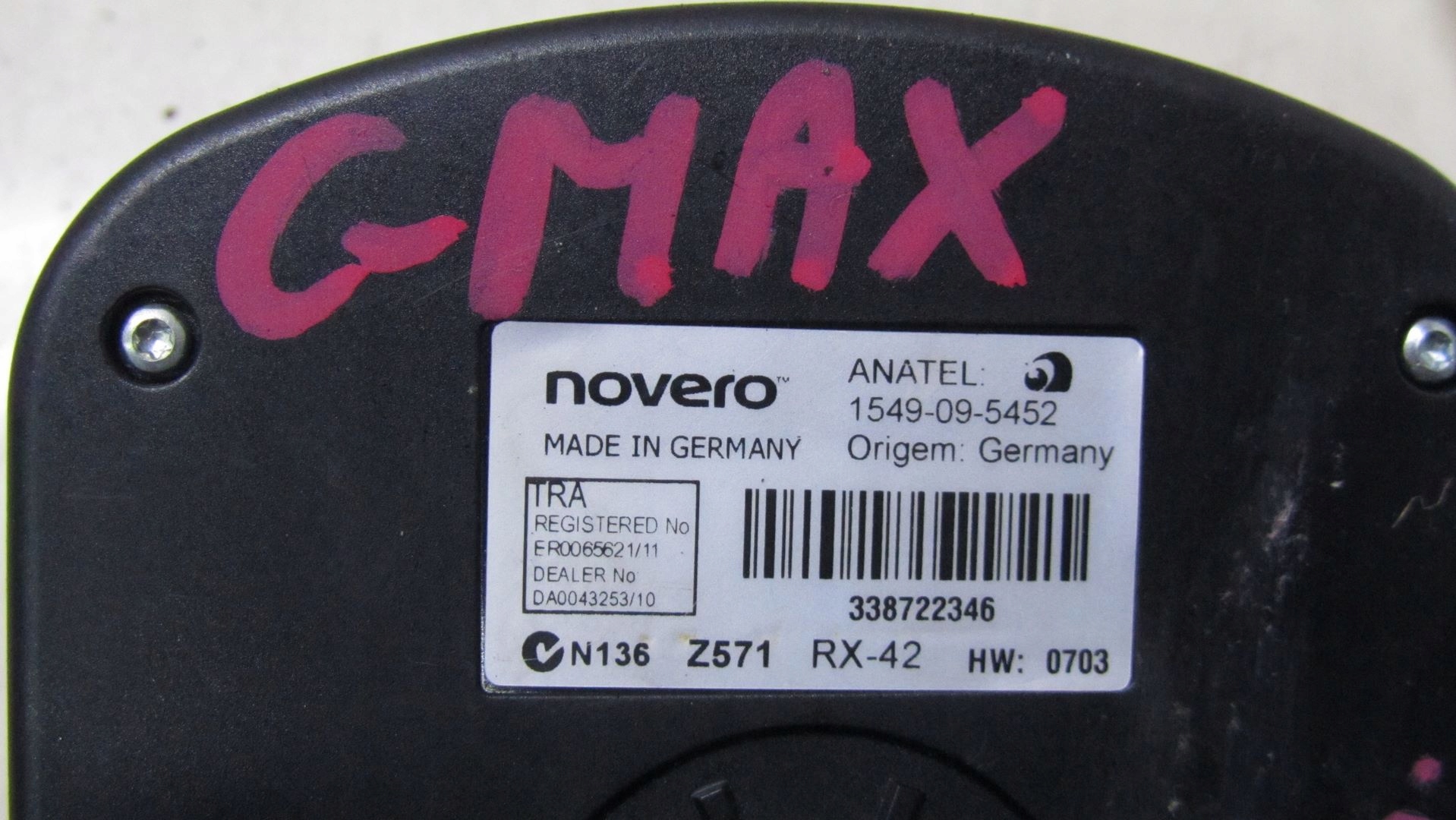 FORD C-MAX MK2 MODUŁ BLUETOOTH 8M5T-19C112-AT Typ samochodu Samochody dostawcze