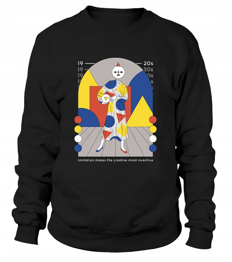 Pánská Mikina Bauhaus Figure 2XL Černá pro muže, muže a muže