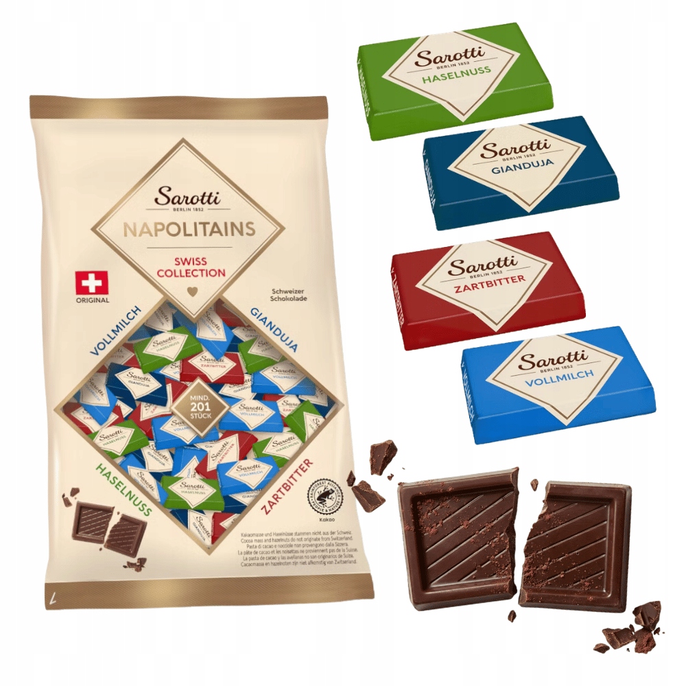 Czekoladki Sarotti mini Napolitains mix smaków 201 szt.