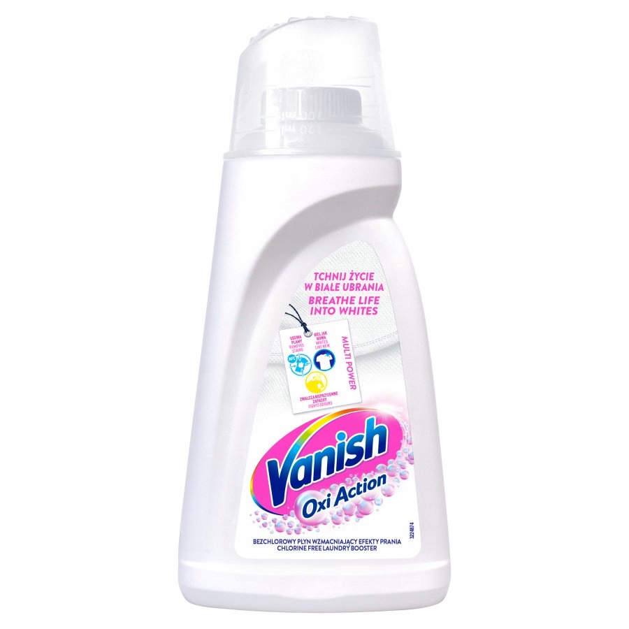 

Vanish odplamiacz do białego płyn 1L od 30 stopni!