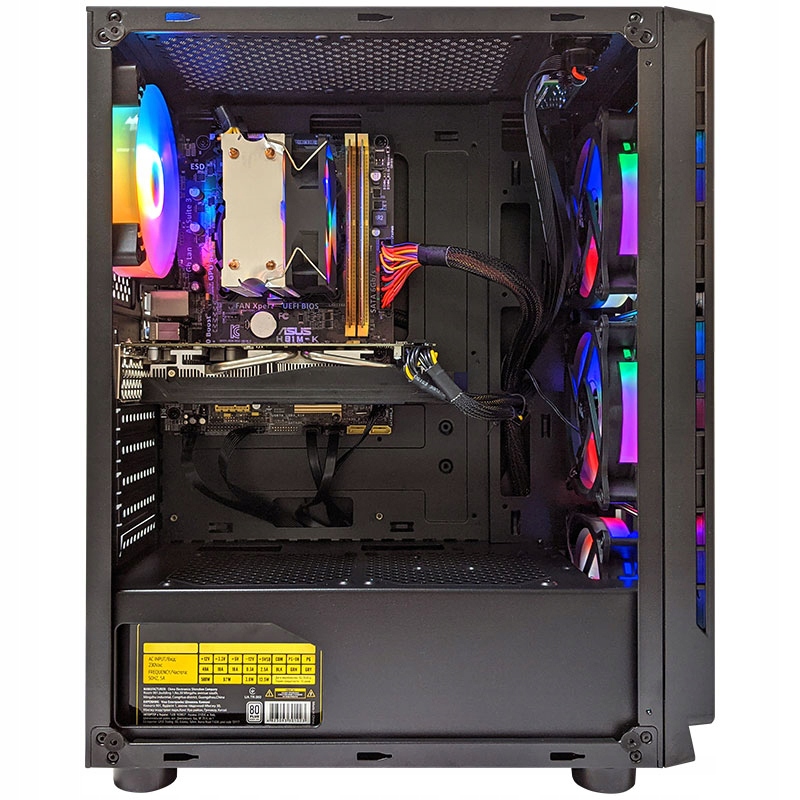 Zestaw Gamingowy 27" |Ryzen 5 3600| 16GB|512GB Ssd| Rx 580 8GB| WiFi |WIN11