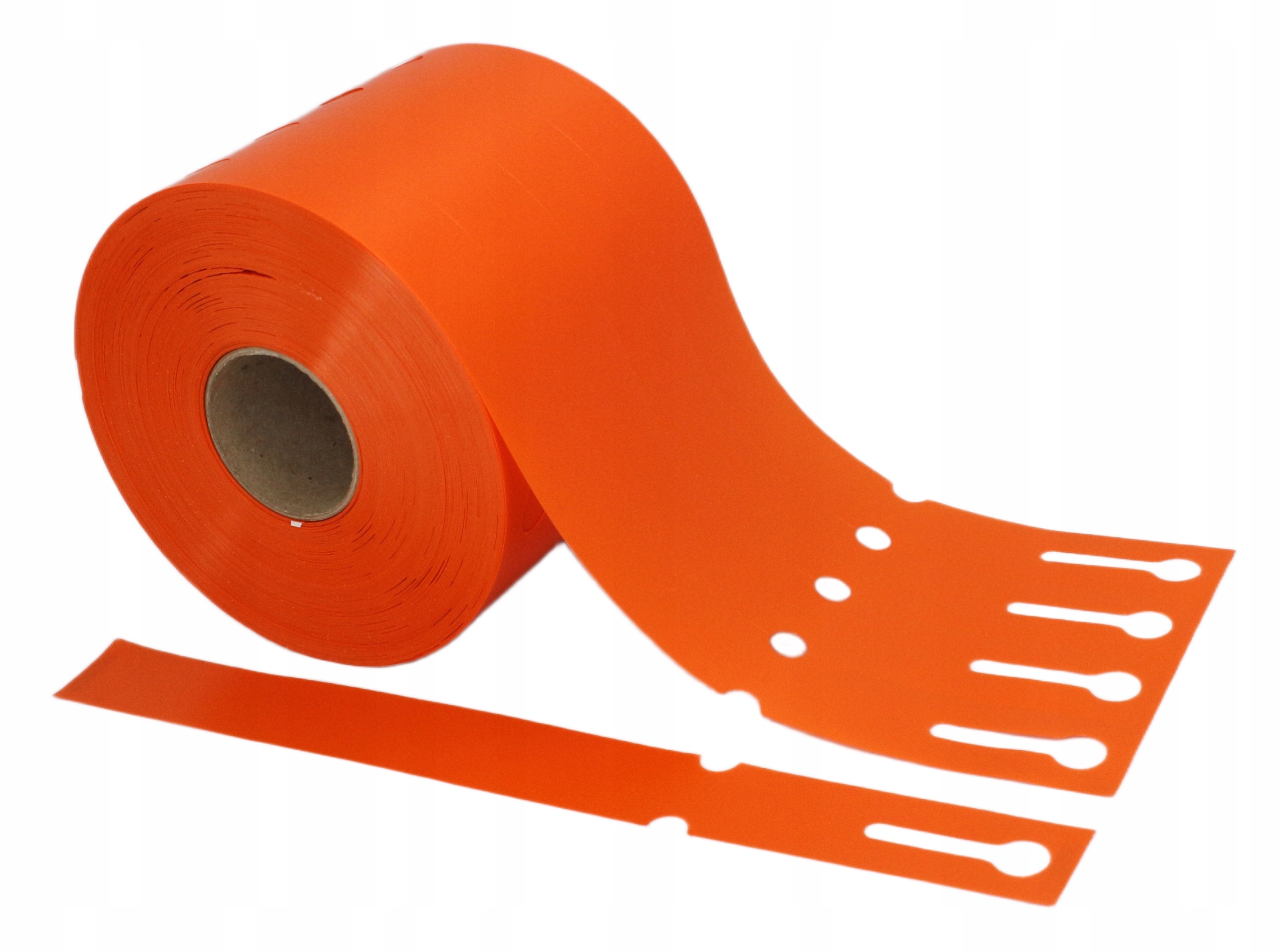 Smyčkové zahradnické/sadové etikety Oranžové 254x25mm(25x254) 5000