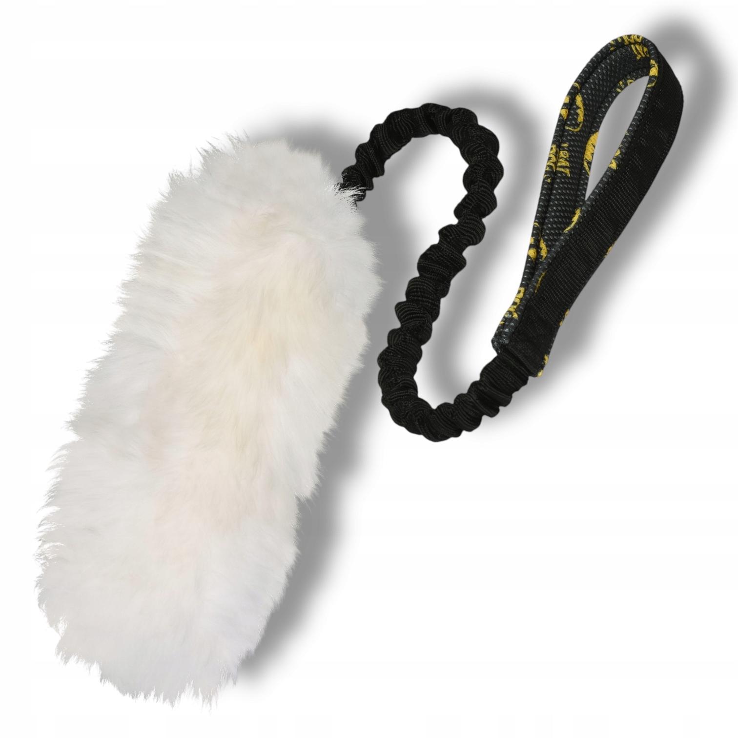 Levně Přírodní přetahovadlo s kožešinou a tlumičem je ideální pro hraní a trénink psa