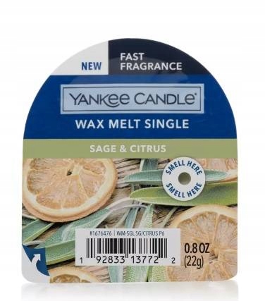 

Yankee Candle Wax Wosk Sage Citrus 22g