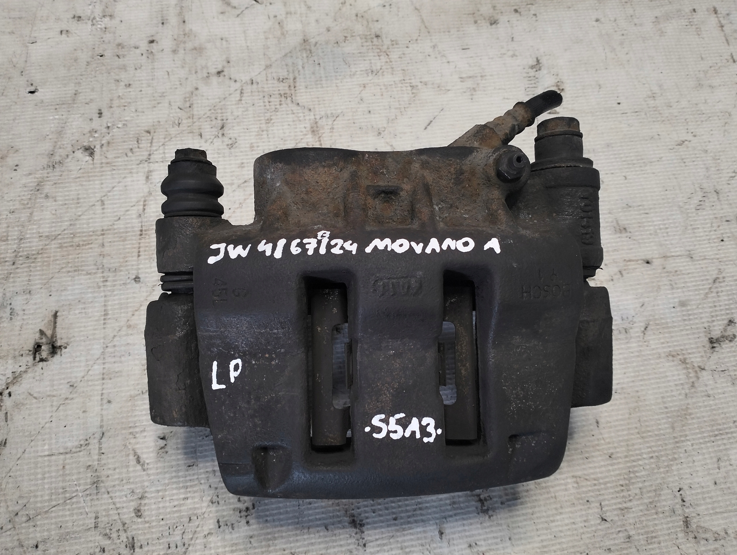 caliper brake BOSCH left front OPEL MOVANO A FL 04r 2.5 CDTI