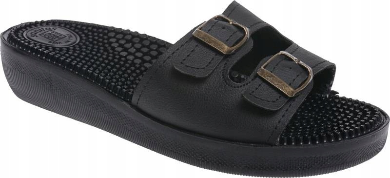 

Klapki Profilaktyczne Masujące 2P Fakir czarne 40