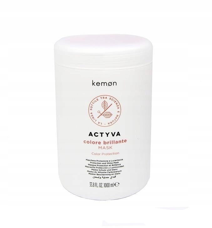 Kemon Actyva Colore Brillante Maska dla Włosów Farbowanych 1000ml