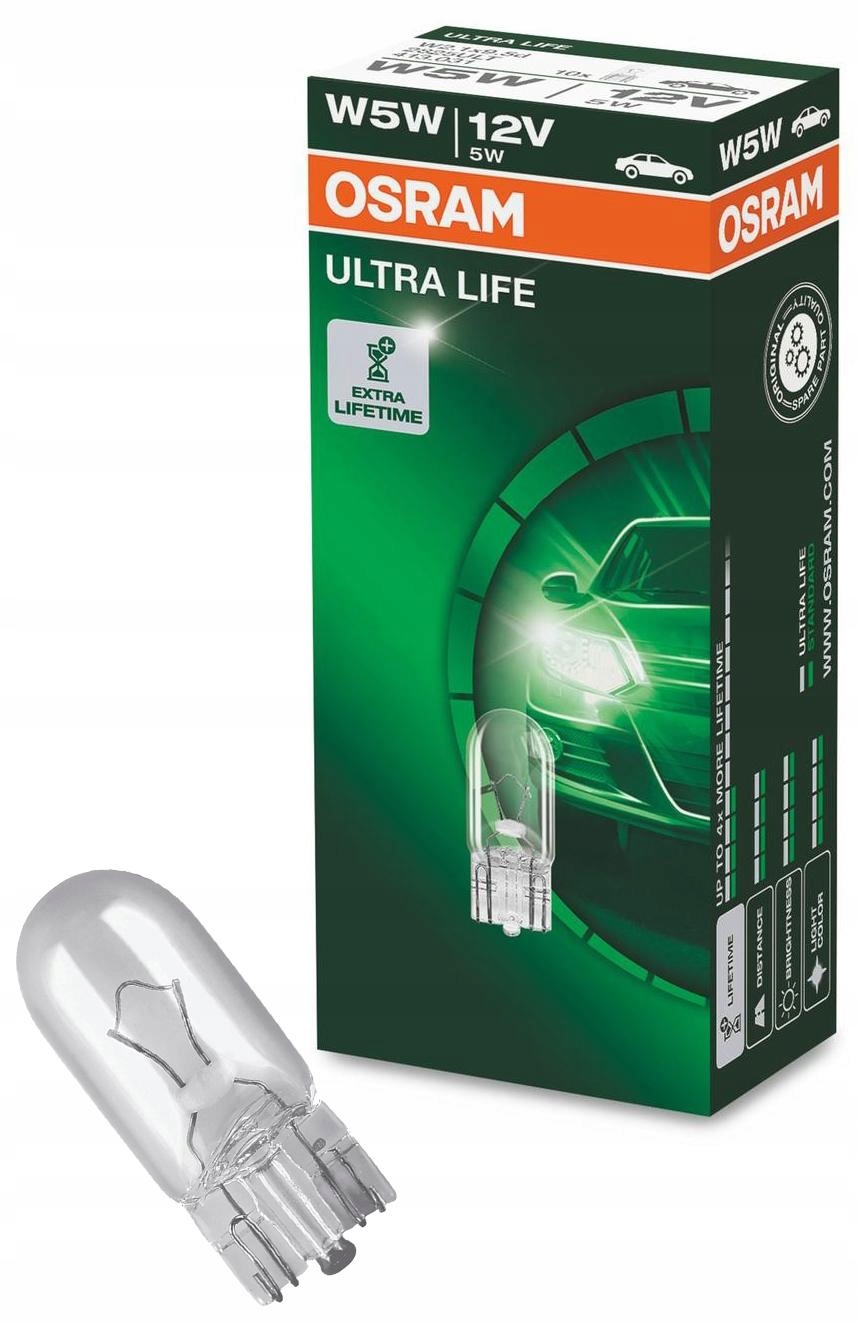 OSRAM W5W / 12V - ŻARÓWKA ŚWIATEŁ POZYCYJNYCH 4008321413031 za 2.42PLN ...