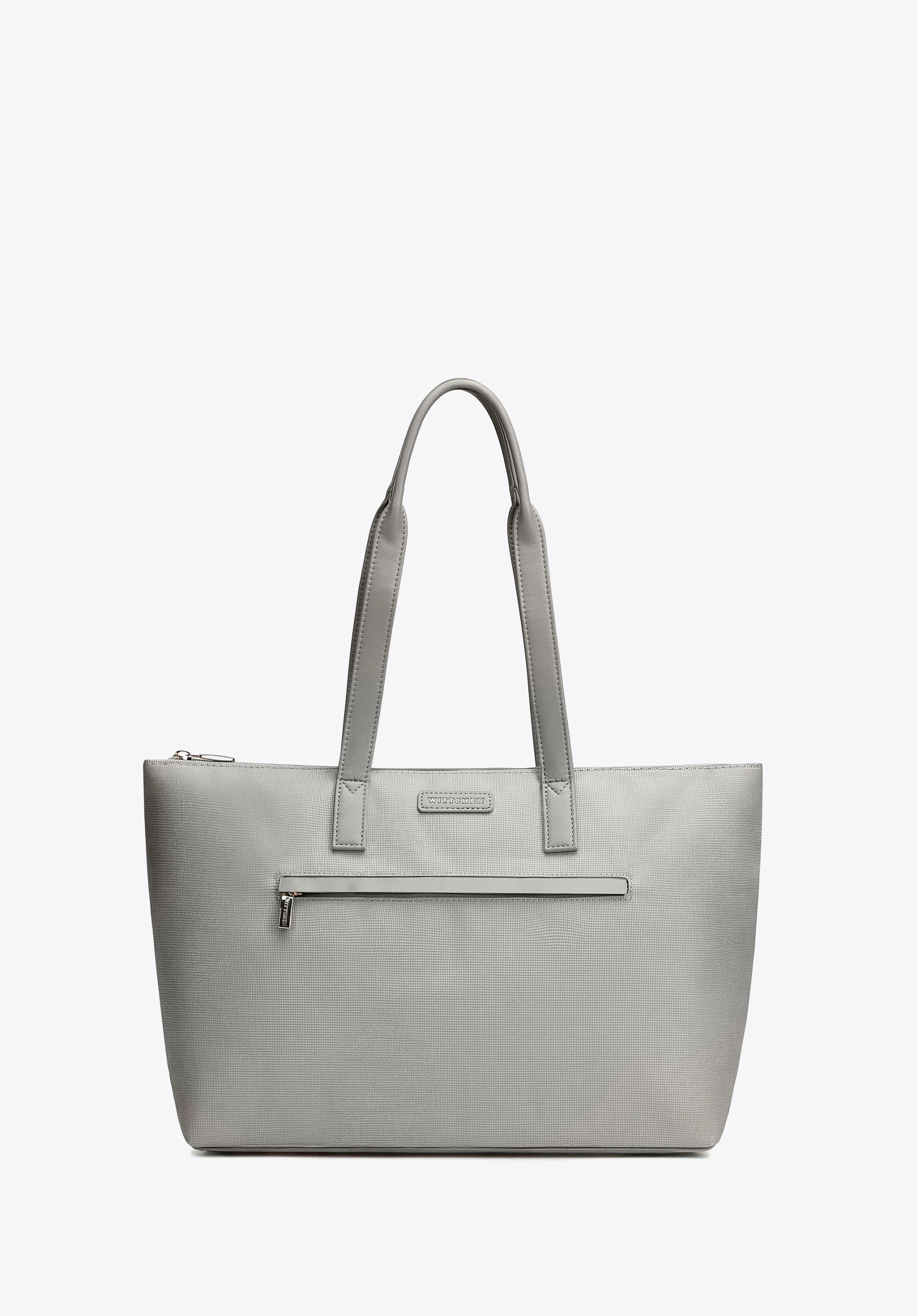 Dámský nákupní vozík Wittchen 102-4Y-400-8, velká taška A4, šedá, prostorná