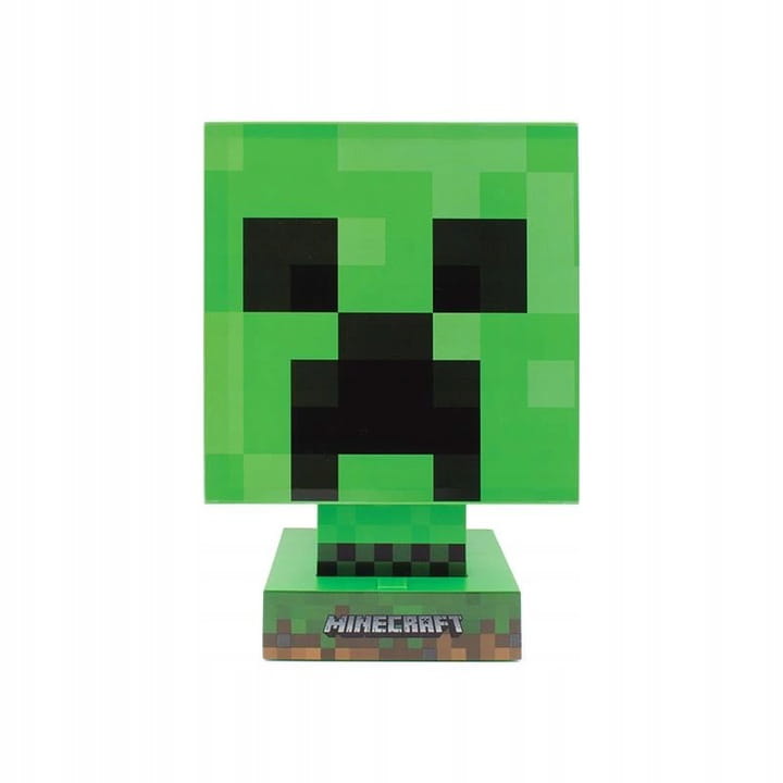 

Lampka Minecraft Creeper zielony paladone duża