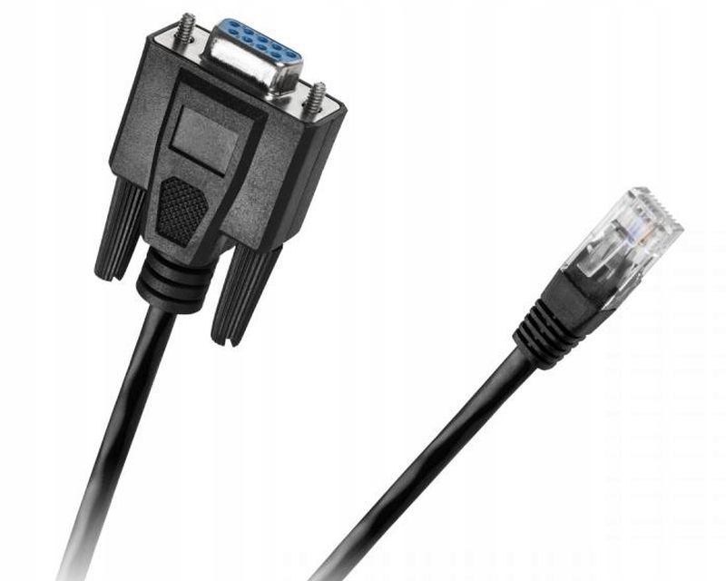 Kabel Przewód gniazdo RS232 COM - wtyk RJ45 2.7m
