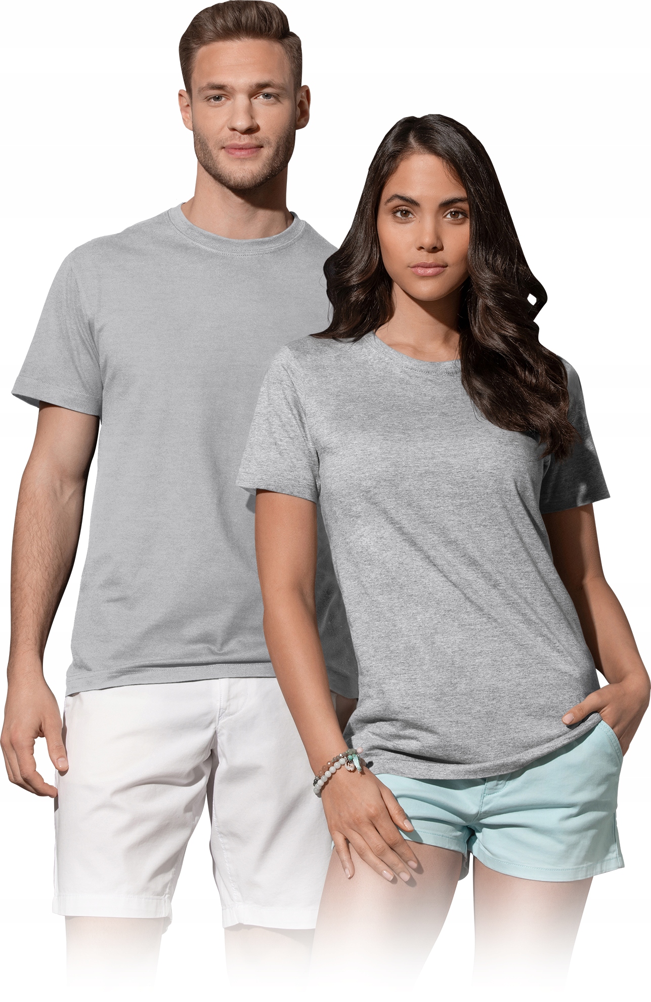 

T-shirt męski bawełniany bez szwów bocznych