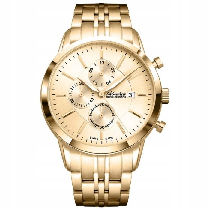 Pánské Hodinky Adriatica A8306.1111CH zlaté