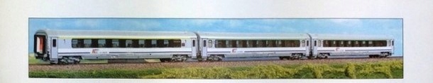 Zestaw 3 wagonów 4-osi osobowych Express InterCity Eic Lech Pkp, Acme 55262