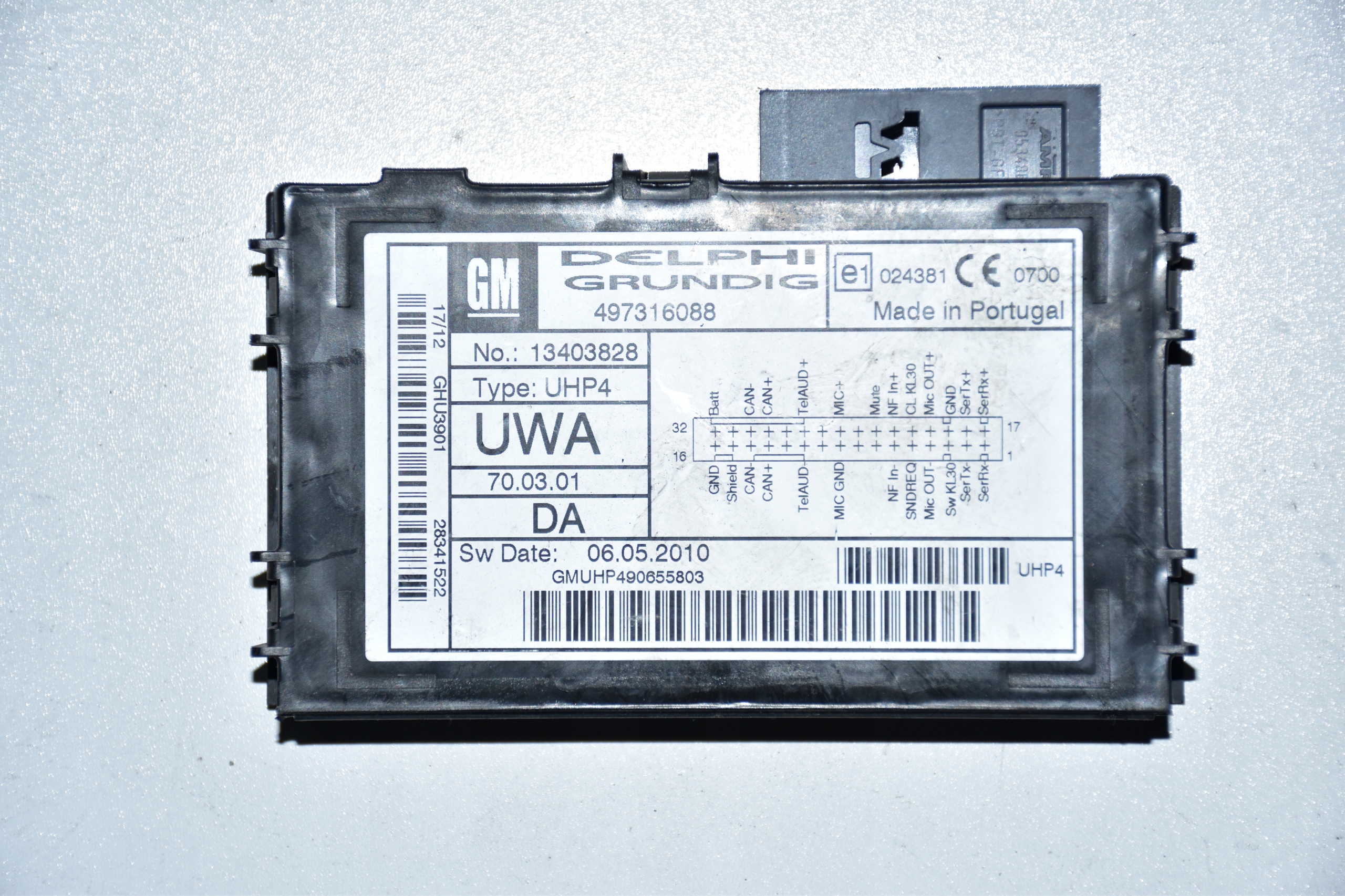 13403828 - OPEL ASTRA H CORSA D МОДУЛЬ BLUETOOTH