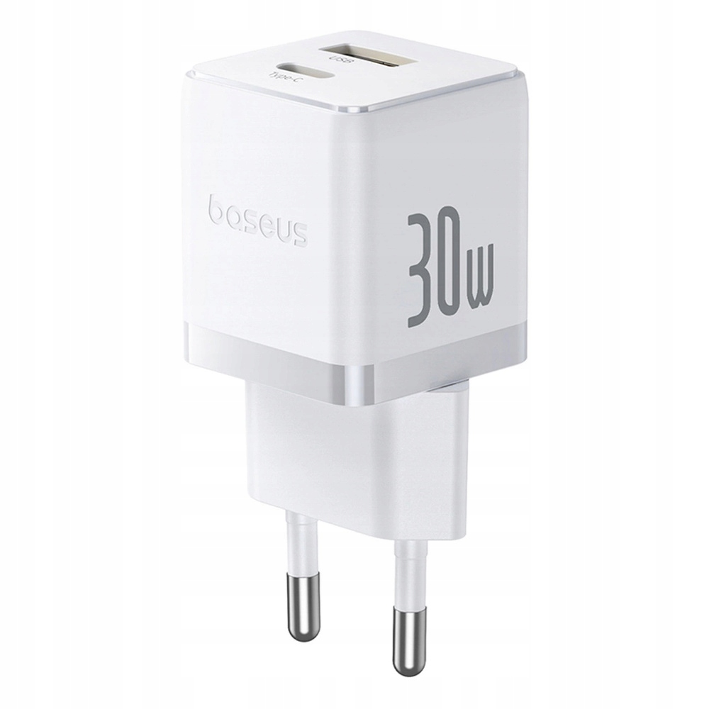 Síťová nabíječka Baseus Palm 30W Usb-c Usb-a bílá