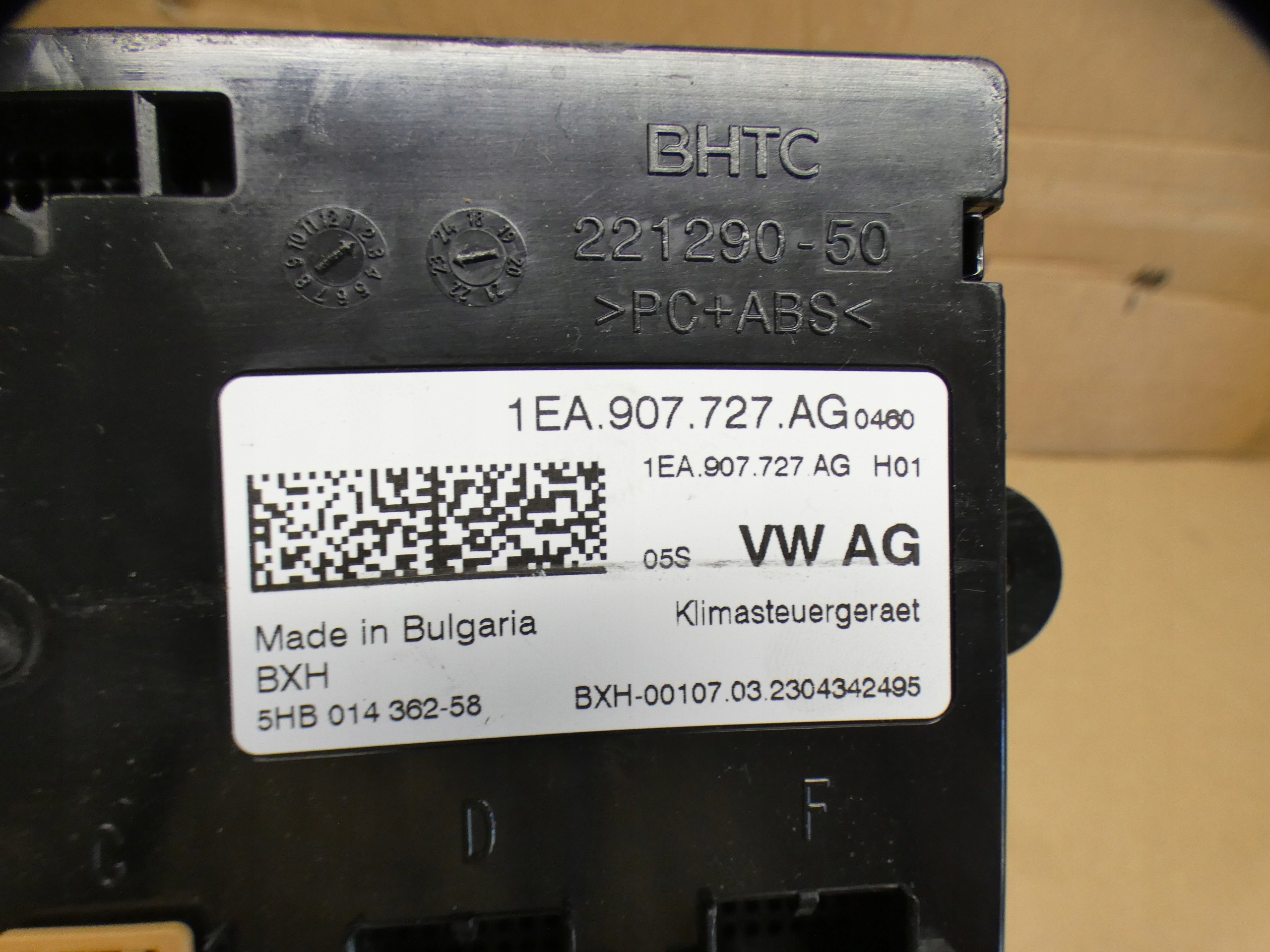 module unité de commande électronique uce déshumidificateur d'air conditionné 1EA907727AG VW ID3 CUPRA BORN ENYAQ Q4 E-TRON
