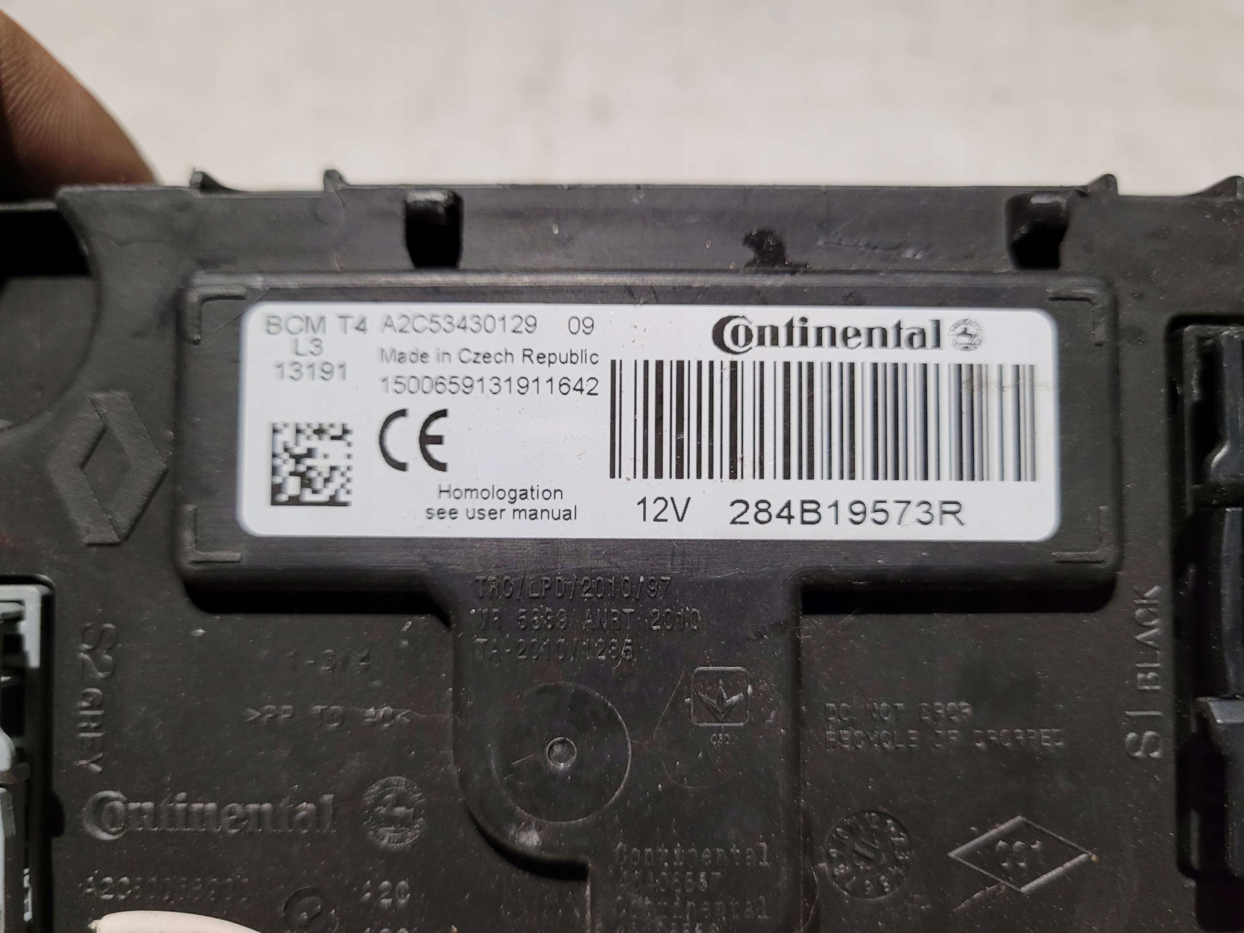 modul BCM RENAULT 284b19573R