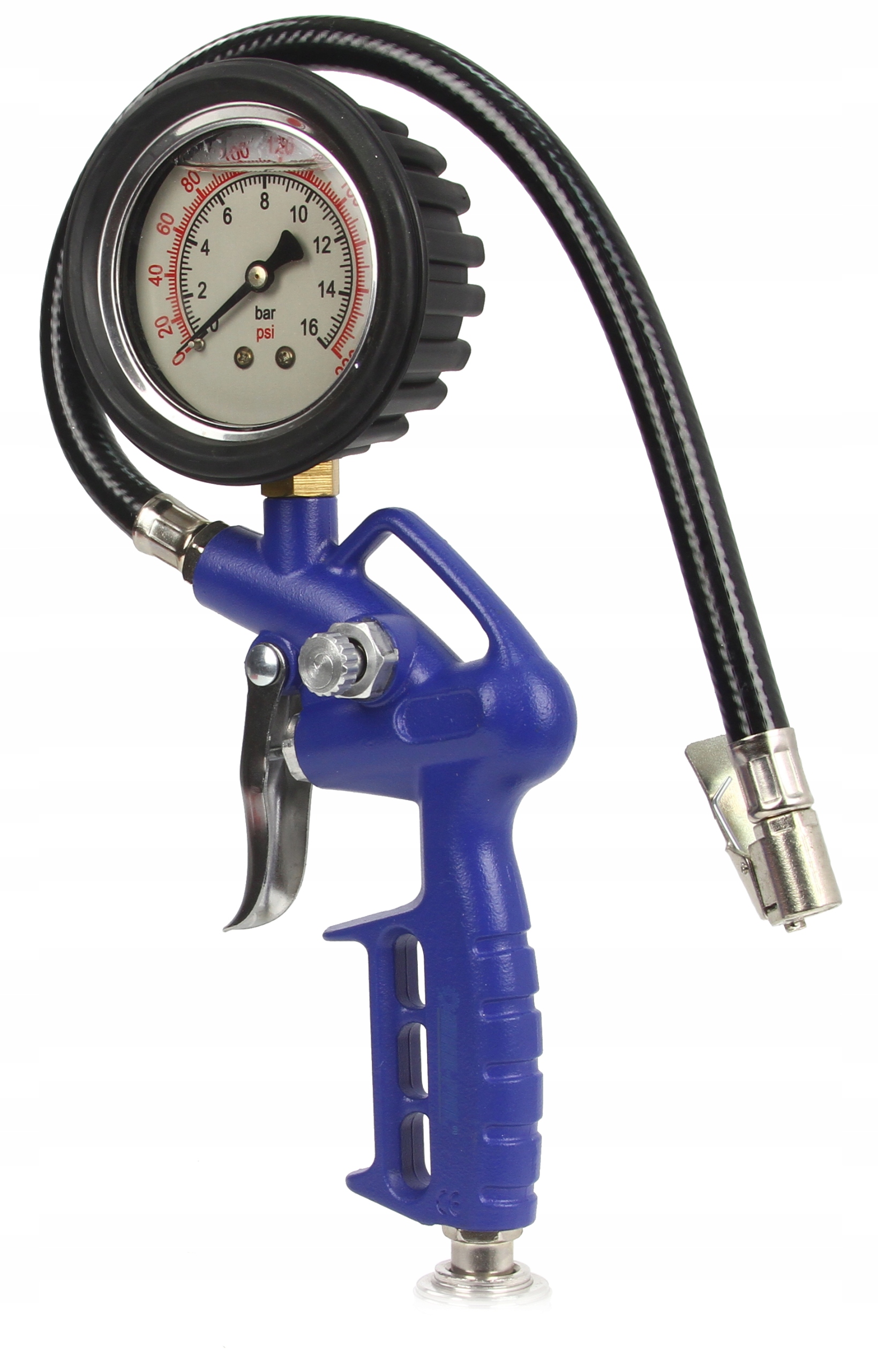 PISTOLET DO POMPOWANIA KÓŁ MANOMETR GLICERYNOWY Marka Mar-Pol