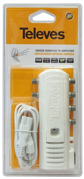 Rozdeľovač Tv Antenový Splitter pre Anten DVB-T2 Televes 552320