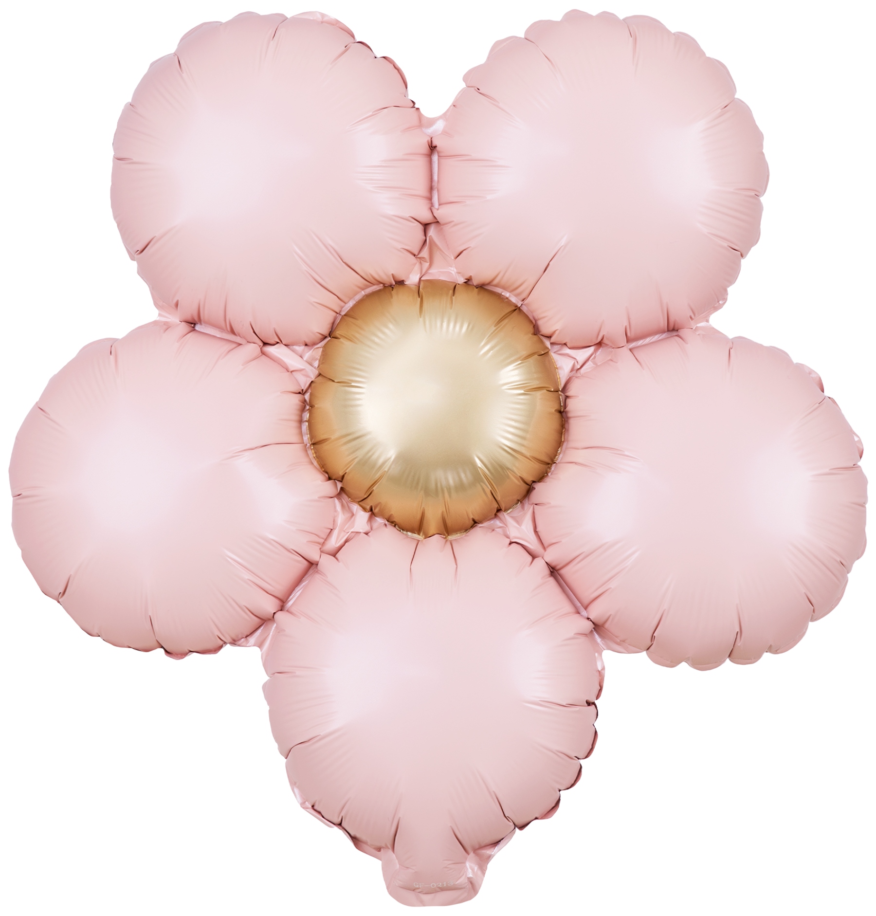 BALON FOLIOWY KWIATEK KWIAT RÓŻOWY MATOWY 45CM URODZINY ROCZEK-3 SZTUKI-575 Marka PartyPal